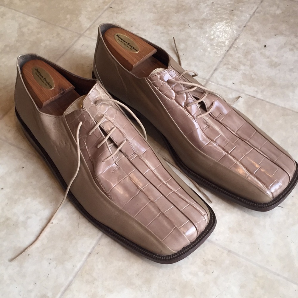 Genuine Leather Stacy Adams Sz12 Like New